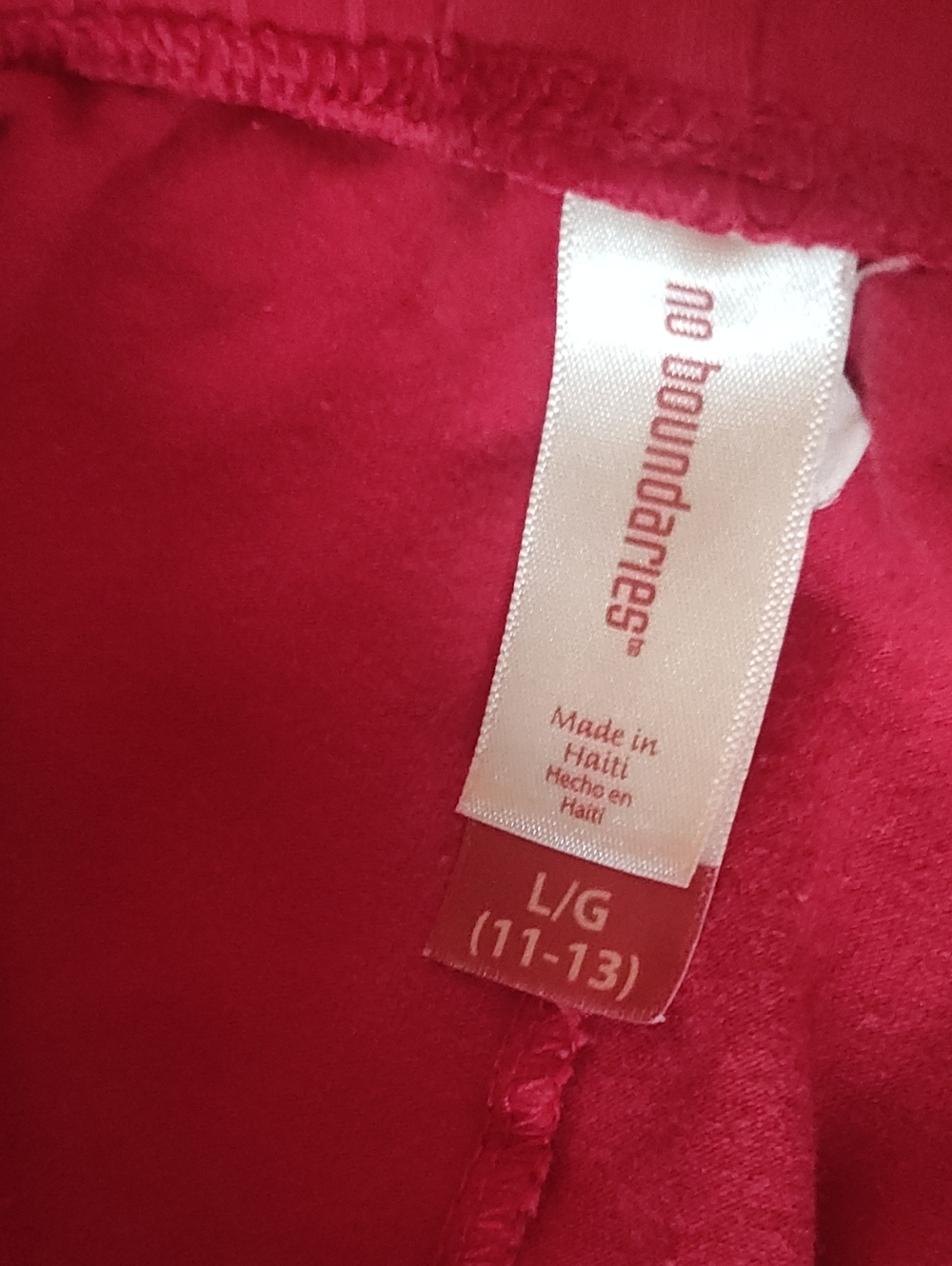 RED "RIDING HOOD" LEGGINGS - Picture 5 of 7
